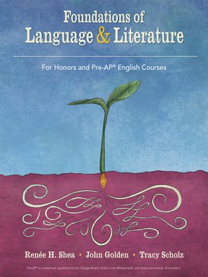 cover image of Foundations of Language and Literature